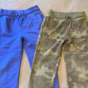 Blue and Camouflage Kids Jogger Pants